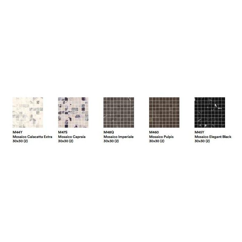 ALLMARBLE ELEGANT BLACK 30X30  AC MOSAIK  - Marazzi M45Y MARAZZI  - 1