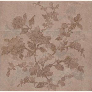 STONE ART DECORATION 120X120 BLOOM MOKA - Marazzi M08X MARAZZI  - 1
