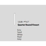 FINEART QUARTER ROUND WHITE/1,5X30 - CSAQRFAW30 Ceramica Sant'Agostino