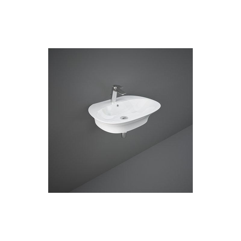 Ovales Wandwaschbecken Sensation    Weiss Alpino PROTEK  Rak Ceramics RAK CERAMICS - 1