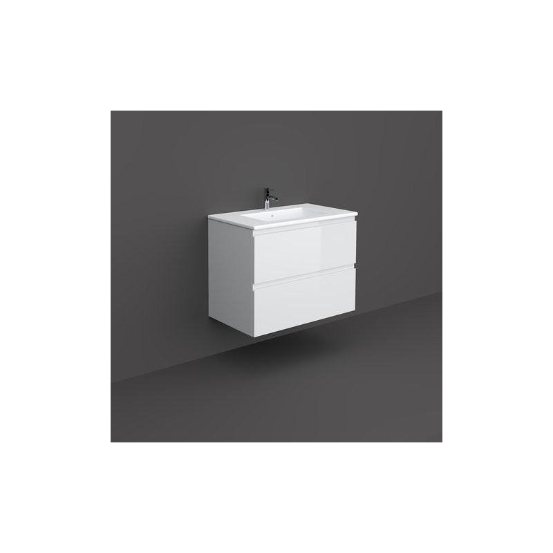 Abgehängte Badezimmermöbel JOY  JOYWH080PWH Pure White  Rak Ceramics