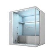OLIMPO HAMMAM con Doccia e Vasca integrata   195x150xH.215 Angolo - Hafro - Geromin