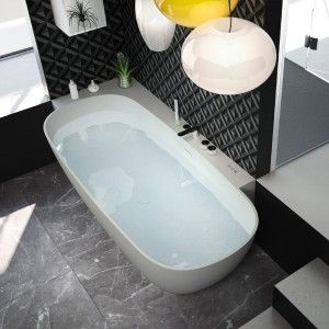 Calle  Baignoire De Coin Ovale   165x73 h52cm   Hafro - Geromin