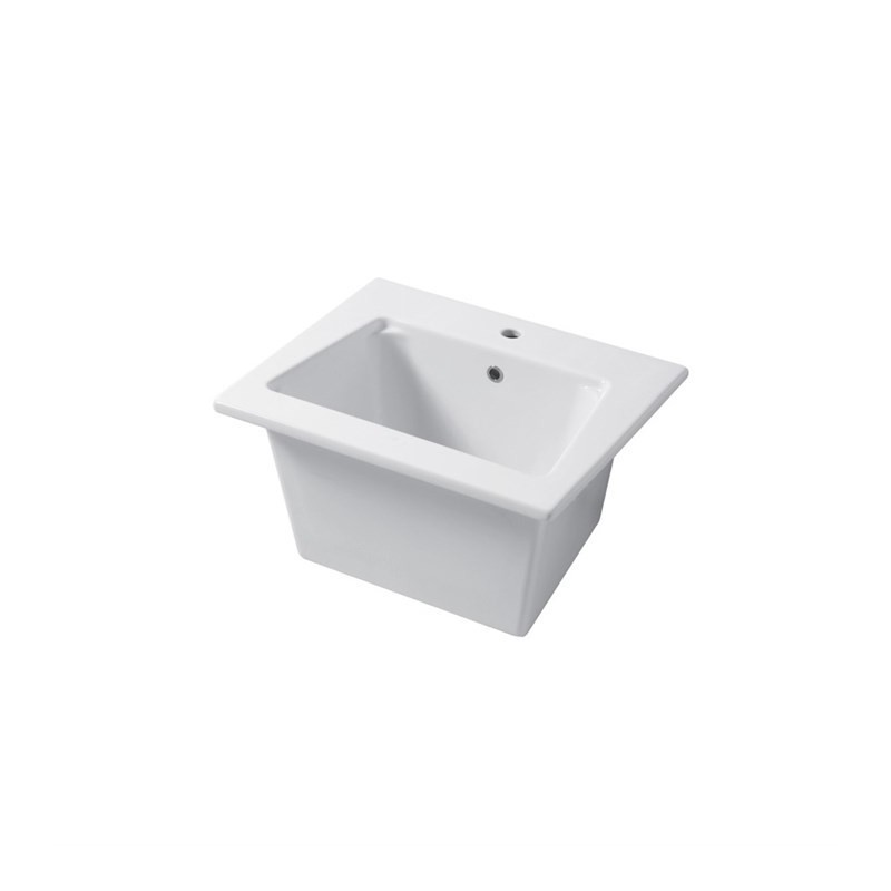 Undermounted washbasin 60 Bianco 63xh 19 cm SOTTOPIANI SM06341001  Disegno Ceramica