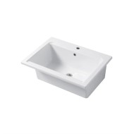 Unterputz-Waschbecken 60 Bianco 63xh 19 cm SOTTOPIANI SM06341001  Disegno Ceramica