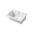 Unterputz-Waschbecken 60 Bianco 63xh 19 cm SOTTOPIANI SM06341001  Disegno Ceramica