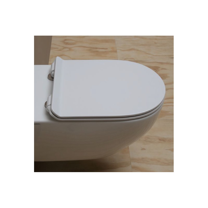 COPRIWC QUICK-APP SLIM RALLENTATO BIANCO - Ceramica Flaminia QKCW09 CERAMICA FLAMINIA - 1