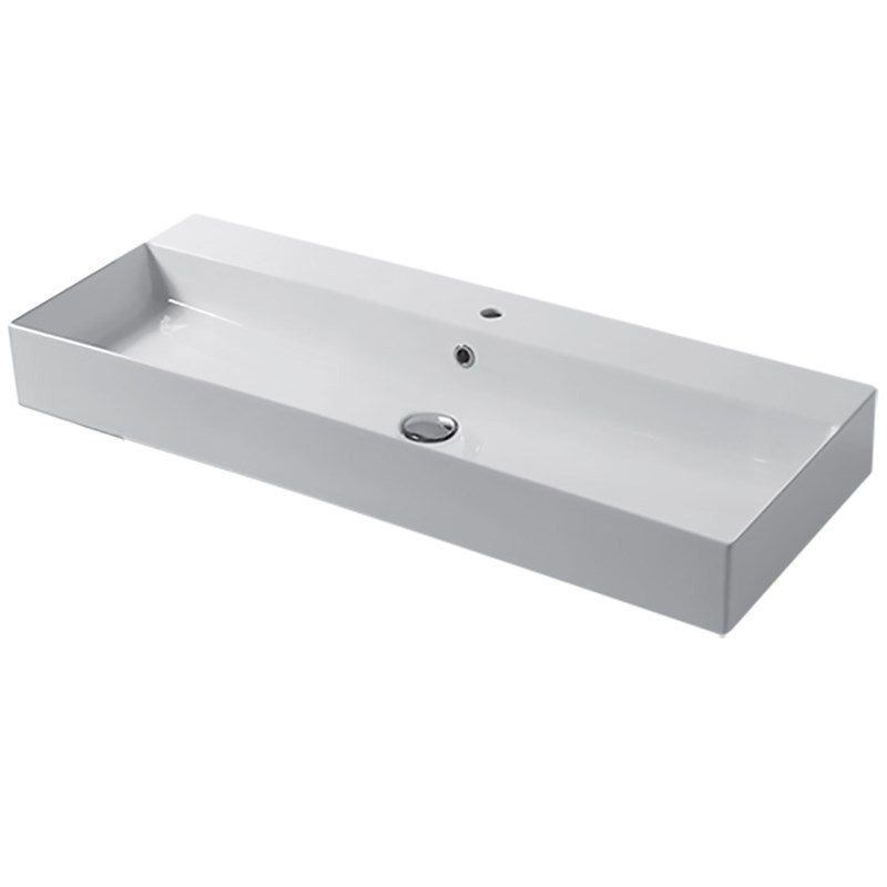 BASSIN SLIM 50 SUPPORT/SUSPENDU Disegno Ceramica