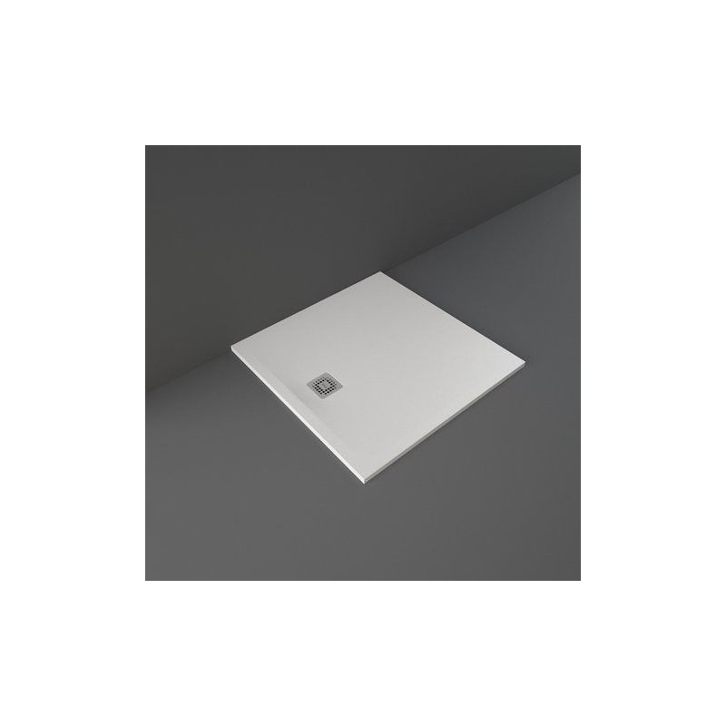 PIATTO DOCCIA FEELING IN RAKSOLID 100X100X3 cm  WHITE  Rak Ceramics