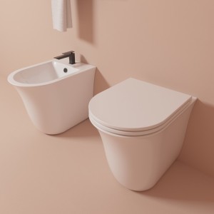 GSG FLUT Single-hole freestanding bidet (without hole, three holes on request) GLOSSY WHITE 36x52,5 