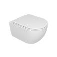 GSG LIKE  WC suspendu sans jante avec systeme d'echappement Smart Clean 36x48,5 avec  WC Couverture de toilette