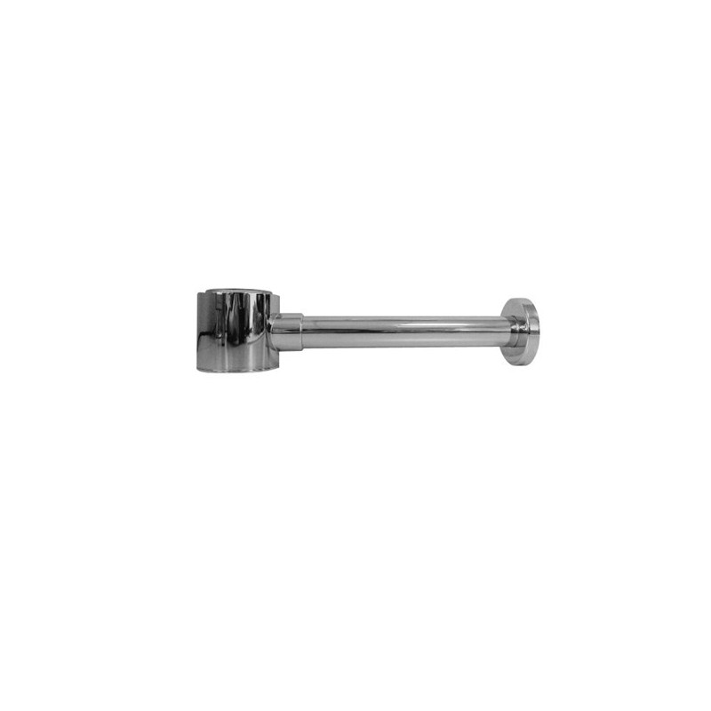 GSG Kompakter runder Siphon H 70 mm, polierte Chromoberfläche für 1 ”1/4 Waschbecken