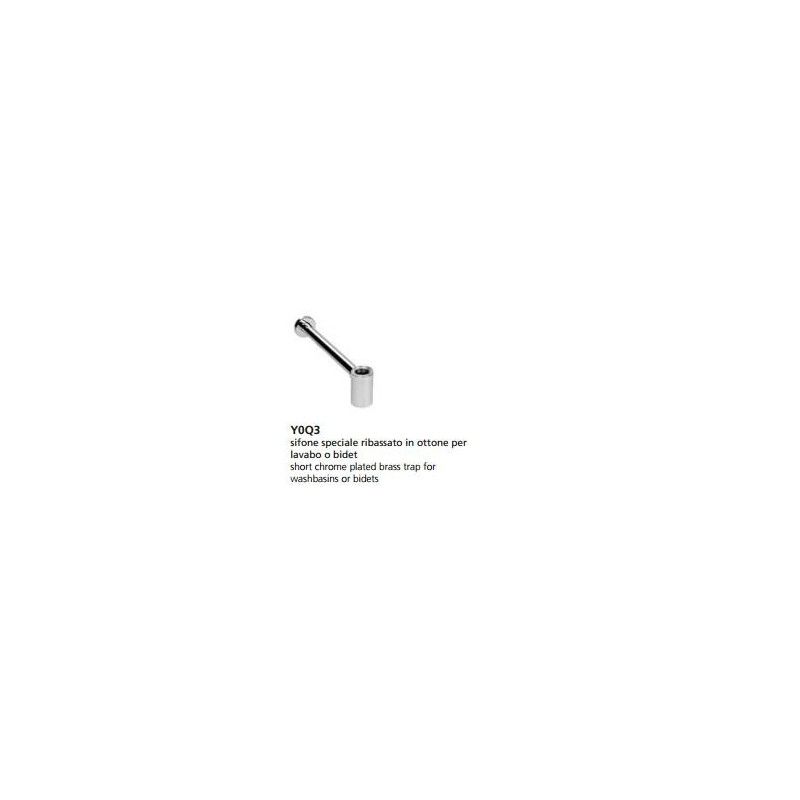 Special aesthetic lowered brass siphon HATRIA