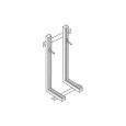 Universal bracket for suspended sanitary ware HATRIA