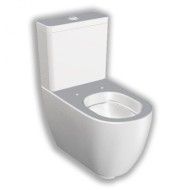 FUSION RIMLESS MONOBLOC WC universal wall flush 36x66.5  HATRIA
