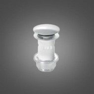 1 "1/4 Universal Waste in ABS 72mm mit Up & Down White Kappe HATRIA