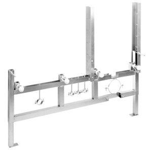 Spezialhalter 120 G-Voll umkehrbar rechts / links für Mauerwerkswände mit Wellrohr HATRIA