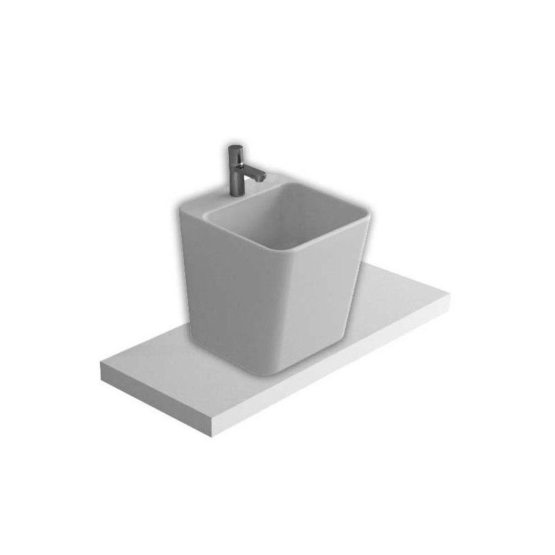 G-FULL Single-hole pilozzo countertop washbasin 48 without overflow HATRIA