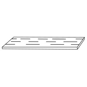 X20 DAKOTA NATURALE  GRIGLIA 20MM 15X60X4 - FLAVIKER