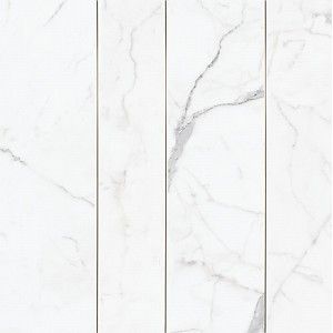 MAGNIFICA STRIP MOSAIQUE INSERT MÉTALLIQUE STATUARIO 60X180 - MARAZZI M8FM MARAZZI  - 1