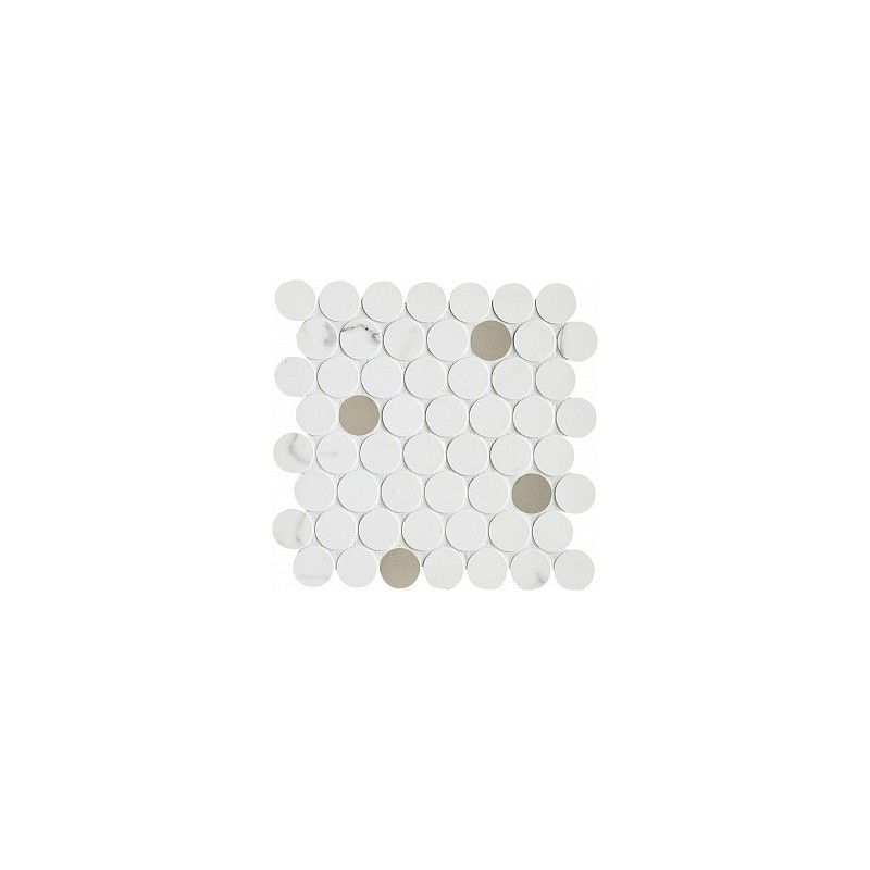 MAGNIFICA STATUARIO MOSAIK CIRCLE 31X31 - MARAZZI M8FT MARAZZI  - 1