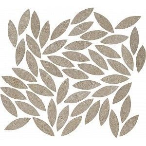 MYSTONE LIMESTONE TAUPE MOSAIQUE FOGLIE 33X37 - MARAZZI M8LT