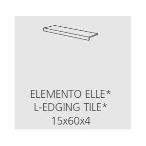 CONCEPT XT20 GRIGIO 15X60  ELEMENT L  - RAGNO R45R RAGNO  - 1