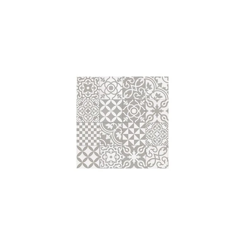 CONTRASTI DECORO GRIGIO 20X20  MIX - RAGNO R7GY RAGNO  - 1