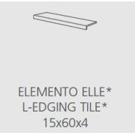 REALSTONE SLATE 15X60 SHELL ELEMENT L - RAGNO R6YZ RAGNO  - 1