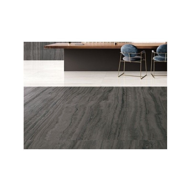 VIA APPIA VEIN CUT DARK  POLIERT 7,3X29,6 - CERAMICA SANT'AGOSTINO CSAAVDK730 CERAMICA SANT'AGOSTINO - 1