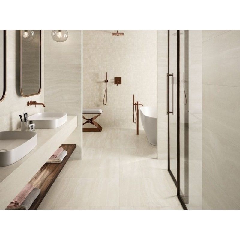 VIA APPIA VEIN CUT WHITE POLISHED 90X180 - CERAMICA SANT'AGOSTINO CSAAVCWK18 CERAMICA SANT'AGOSTINO - 1