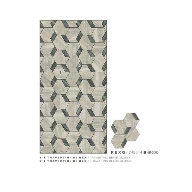 MAGNUM DECORATION REXG 6MM - REX 749514 FLORIM LUXURY DESIGN - 1