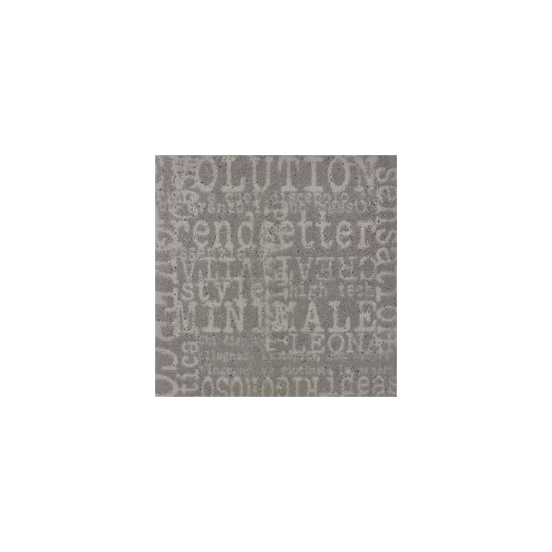 OVERCOME  NATURALE MATT  RETTIFICATO  Grigio 120x120 - LEONARDO LETTERS 120G RM LEONARDO CERAMICA - 1