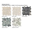 SOUND OF MARBLES SCREZIATO VIVACE  MOSAIC WEAVE - FIORANESE CERAMICHE M49MS2L FIORANESE CERAMICHE - 1