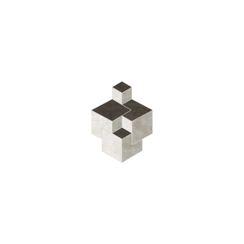 ATTILA MIX NATURALE MOSAICO CUBE 28,5X31,5 - APARICI APARICI CERAMICA - 1