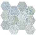 BOHEMIAN BLUE NATURAL MOSAIC HEX 30X28 - APARICI APARICI CERAMICA - 1