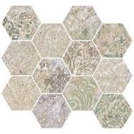 BOHEMIAN BLEND NATURALE MOSAICO HEX 30X28 - APARICI APARICI CERAMICA - 1