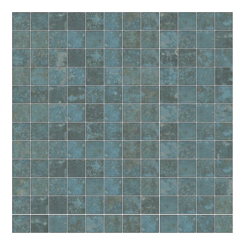 GRUNGE BLUE MOSAICO 2,5X2,5 29,75X29,75/ - APARICI APARICI CERAMICA - 1