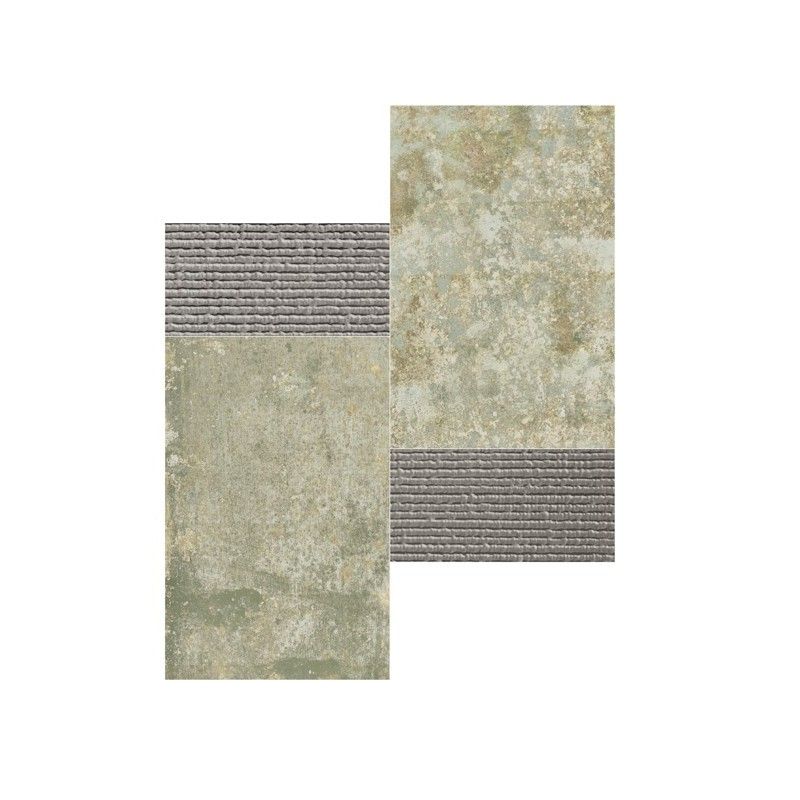 GRUNGE GREY MOSAIC 3D SILVER 28,5X28,5 - APARICI APARICI CERAMICA - 1