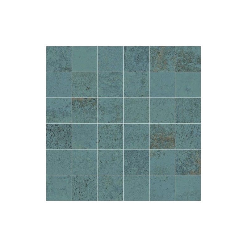 METALLIC GREEN NATURAL MOSAIK 5X5 29,75X29,75/ - APARICI APARICI CERAMICA - 1