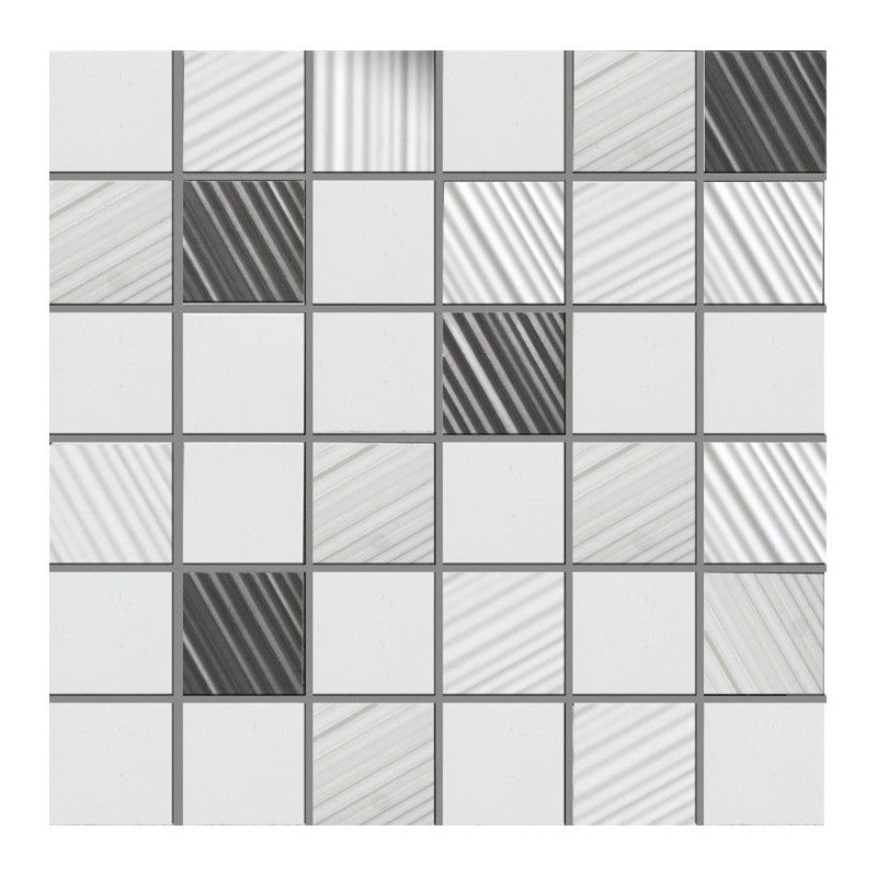 NEUTRAL NOISE BLANCO MOSAIC 5X5 29,75X29,75/ - APARICI APARICI CERAMICA - 1