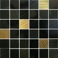 NEUTRAL NOISE NEGRO MOSAIK 5X5 29,75X29,75/ - APARICI APARICI CERAMICA - 1