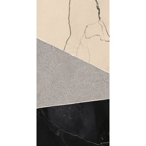 SOUND OF MARBLES FIOMOOD NERO 30X60 POLI  AJUSTEE  - Ceramica Fioranese M4F367L FIORANESE CERAMICHE - 1