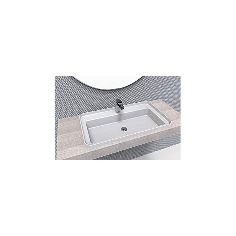 ARTCERAM FUORI SCALA 80X45 COUNTERTOP/DROP IN  WASHBASIN