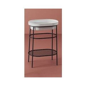 ARTCERAM  FUORI SCALA 36,5x58,6 H 83  STRUCTURE POUR LAVABOS DE COMPTOIR BIANCO MATT