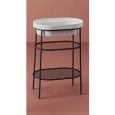 ARTCERAM  FUORI SCALA 36,5x58,6 H 83 STRUCTURE FOR COUNTERTOP WASHBASINS BIANCO MATT