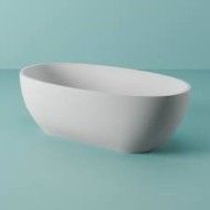 ARTCERAM HOOP  FREESTANDING LIVINGTEC BADWANNE MIT BADEABDECKUNG INKLUSIVE