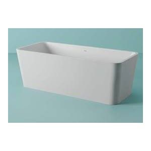 ARTCERAM SQUARE  BAIGNOIRE LIVINGTEC AUTOPORTANTE AVEC COUVERCLE DE BAIN INCLUS