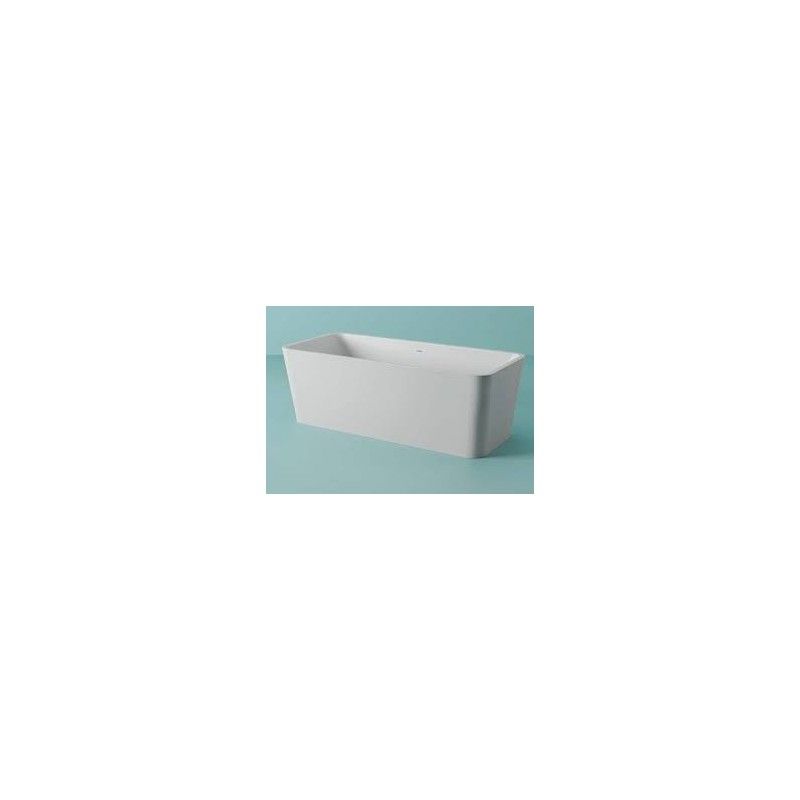 ARTCERAM SQUARE  FREESTANDING LIVINGTEC BADWANNE MIT BADEABDECKUNG INKLUSIVE