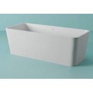 ARTCERAM SQUARE  BAIGNOIRE LIVINGTEC AUTOPORTANTE AVEC COUVERCLE DE BAIN INCLUS